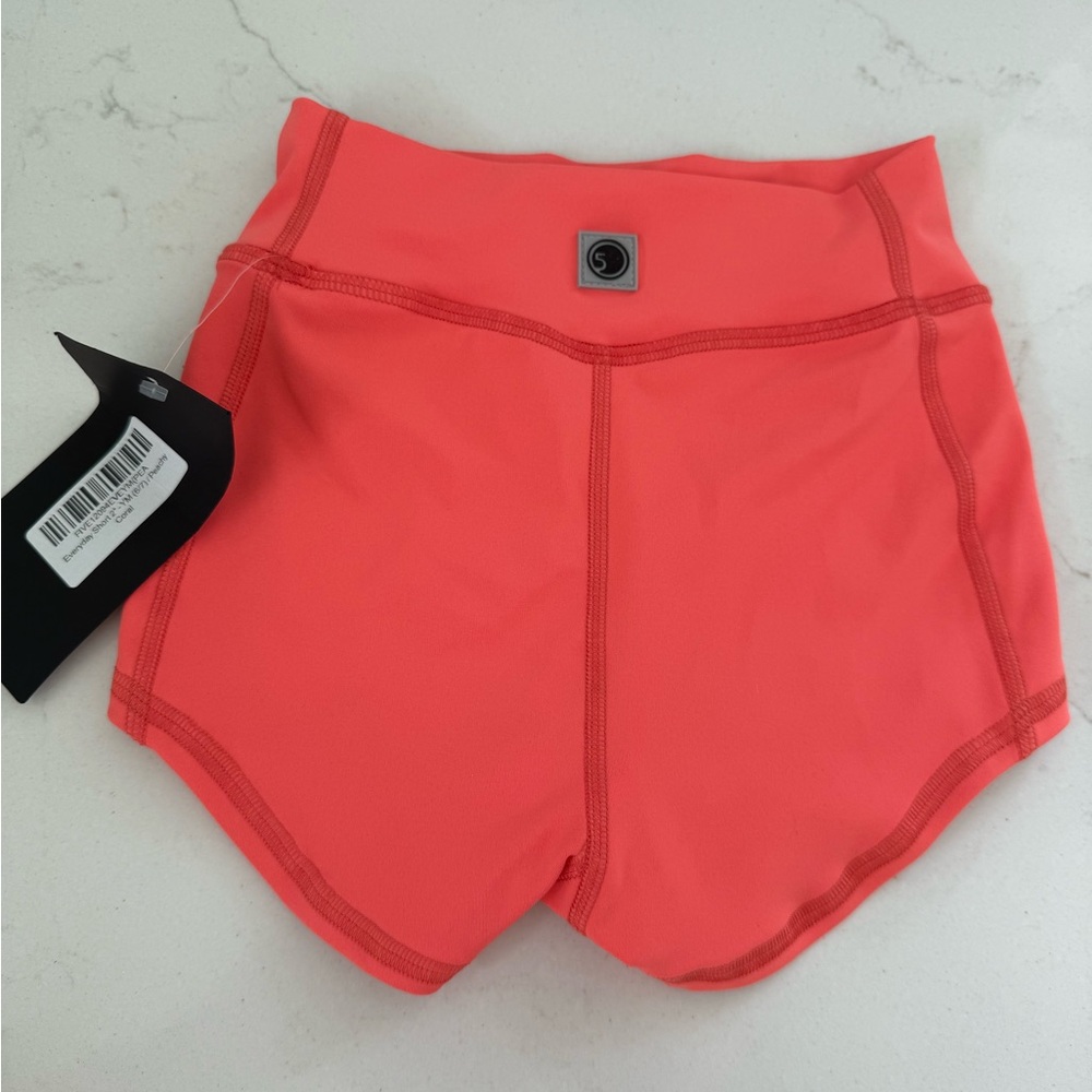 Five Dancewear everyday 2” shorts- peachy coral